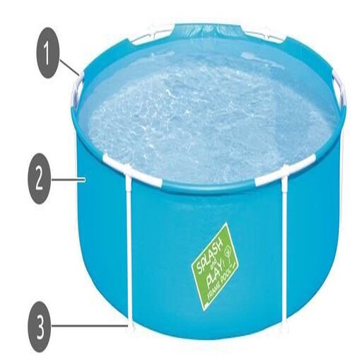 DA00109 • Merevfalú medence gyerekeknek - 152 x 38 cm - 580 liter - PVC