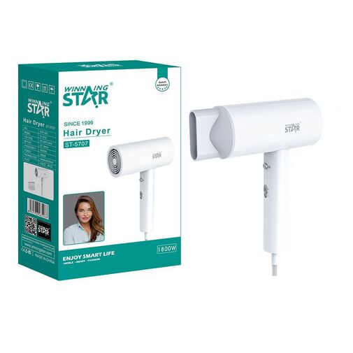 DA00446 • WinningStar - Hajszárító - 1800W - fehér