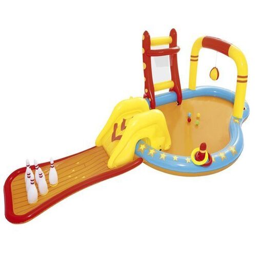DA00529 • Felfújható vizi játszótér medence - bowling - 435 x 213 x 117 cm