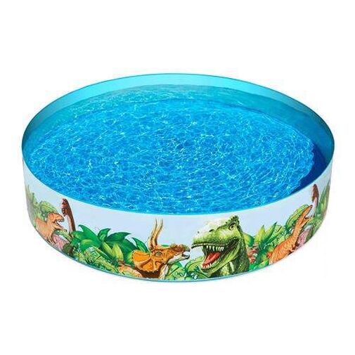 DA00541 • Merevfalú medence gyerekeknek - dínó mintával - 183 x 38 cm