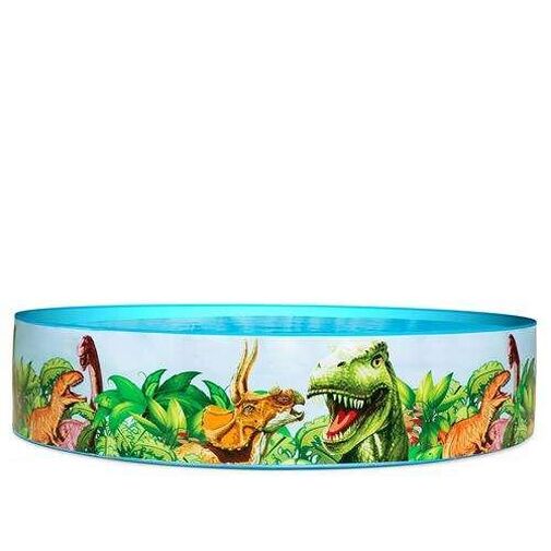 DA00541 • Merevfalú medence gyerekeknek - dínó mintával - 183 x 38 cm