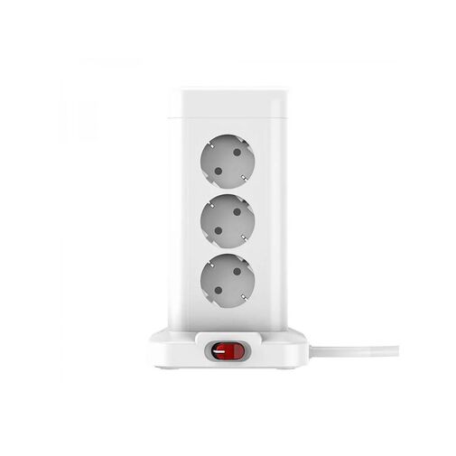 DA01163 • WinningStar - Kocka elosztó - 12-es + 3 x USB + 1 x Type-C - 3 m