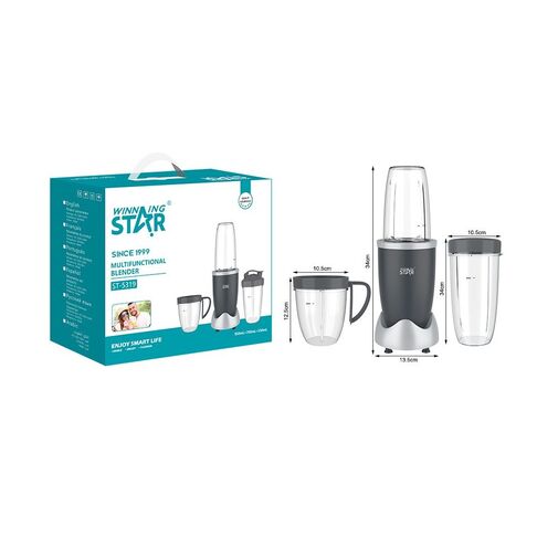 DA01174 • WinningStar - Multifunkcionális  turmixgép - 0,95 L + 0,7 L + 0,53 L - 900 W