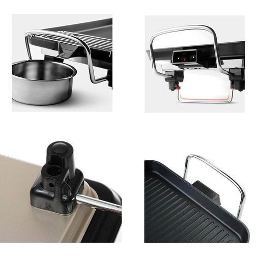 DA01177 • WinningStar - Tapadásmentes, elektromos asztali grillsütő - 1360 W
