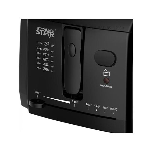DA01178 • WinningStar - Olajsütő - 3 L - 1600 W - fekete