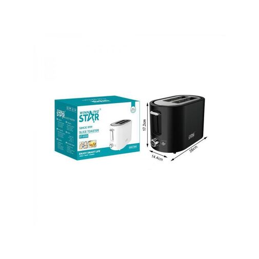 DA01180 • WinningStar - Kenyérpirító - 650 - 750 W - fekete