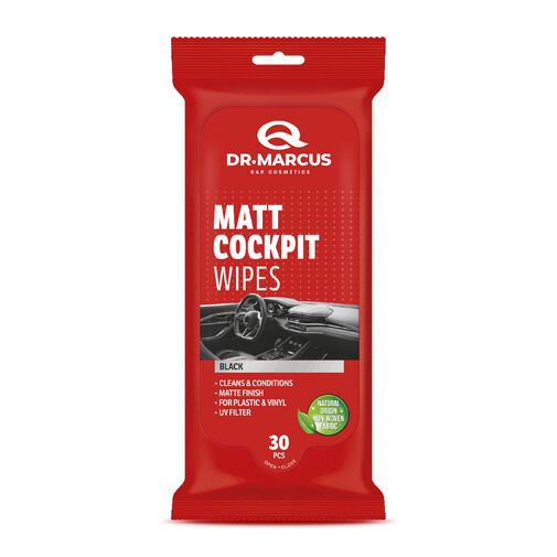 DRM07458 • Dr. Marcus TITANIUM black - matt műszerfal tisztító törlőkendő