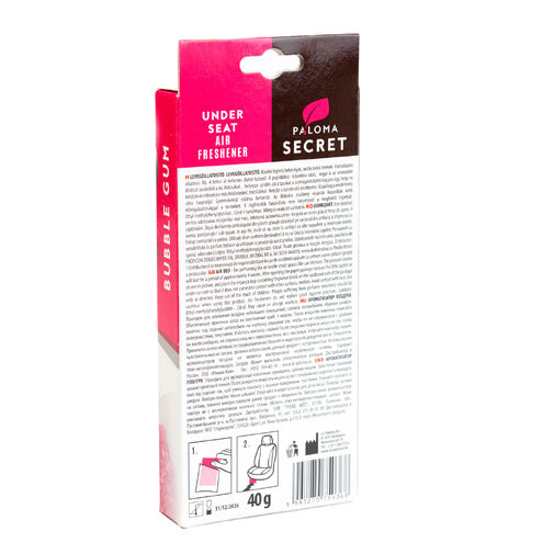 P03526 • Illatosító - Paloma Secret - Under seat -  Bubble gum - 40 g