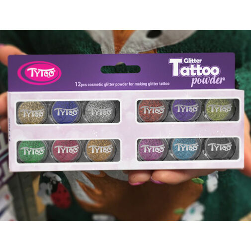 TY50087 • Csillámpor szett - TOP színek - 12 x 2,5 ml