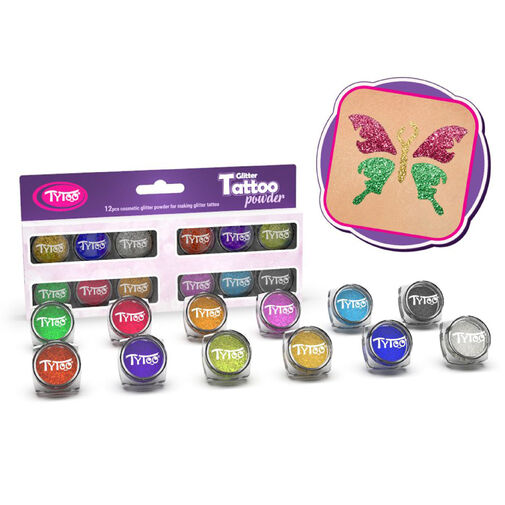 TY50087 • Csillámpor szett - TOP színek - 12 x 2,5 ml