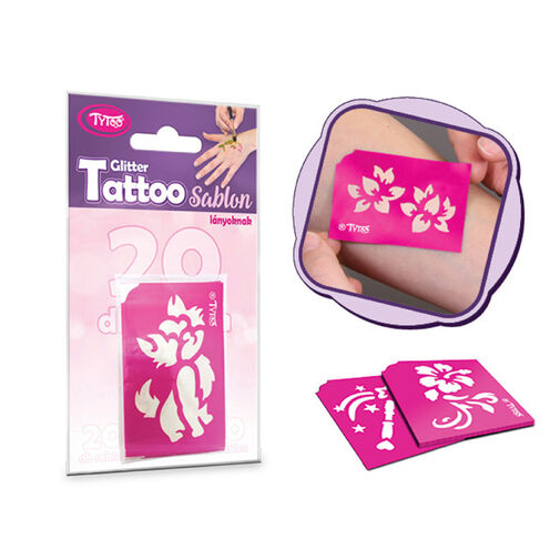 TY50105 • Sablon szett - lányoknak - 21 db-os