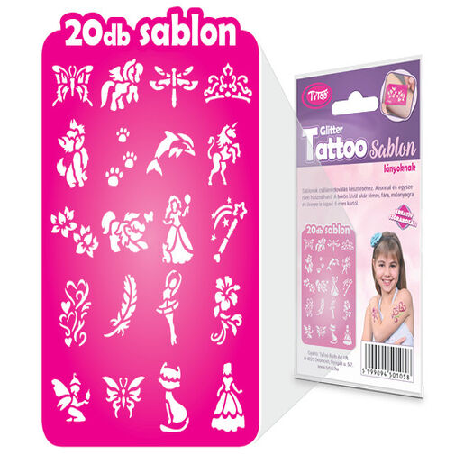 TY50105 • Sablon szett - lányoknak - 21 db-os