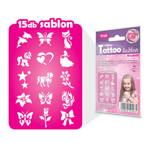 TY50106 • Sablon szett - lányoknak - 15 db-os