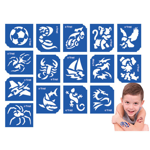 TY50107 • Sablon szett - fiúknak - 15 db-os