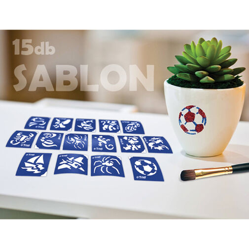 TY50107 • Sablon szett - fiúknak - 15 db-os