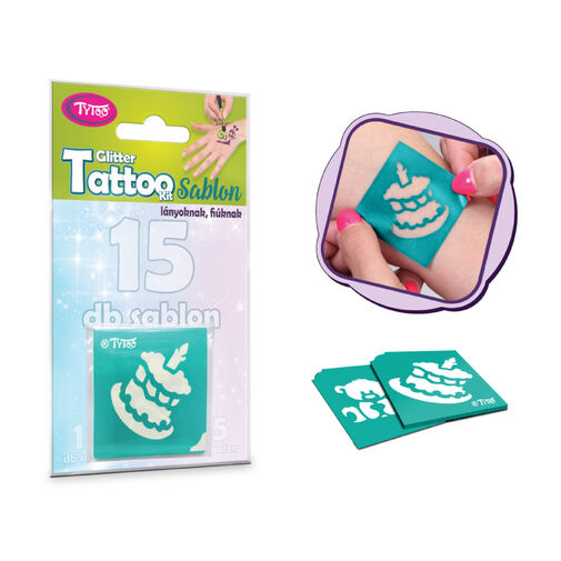 TY50154 • Sablon szett - szülinapos - 15 db-os