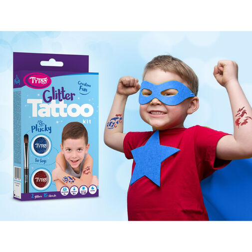 TY50178 • Plucky csillámtetoválás szett