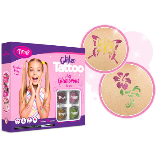 TY50182 • Glamorous csillámtetoválás szett