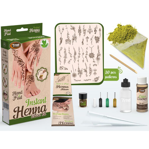 TY50202 • Istant Henna szett - kéz és láb tetoválás