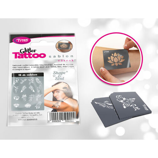 TY50222 • Női sablon szett - 15 db-os
