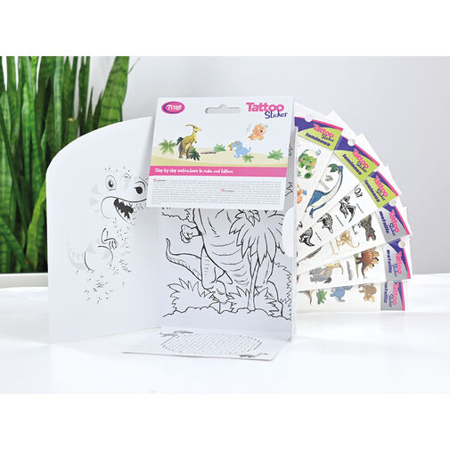 TY50270 • Dinoszauruszos tetoválás matrica szett - 40 db / csomag