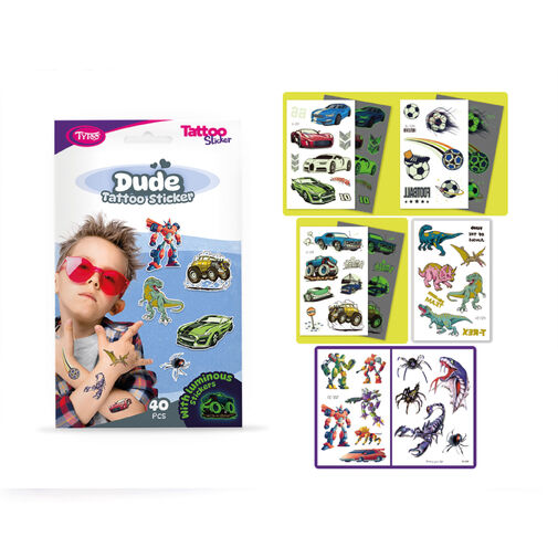 TY50271 • Dude tetoválás matrica szett - 40 db / csomag